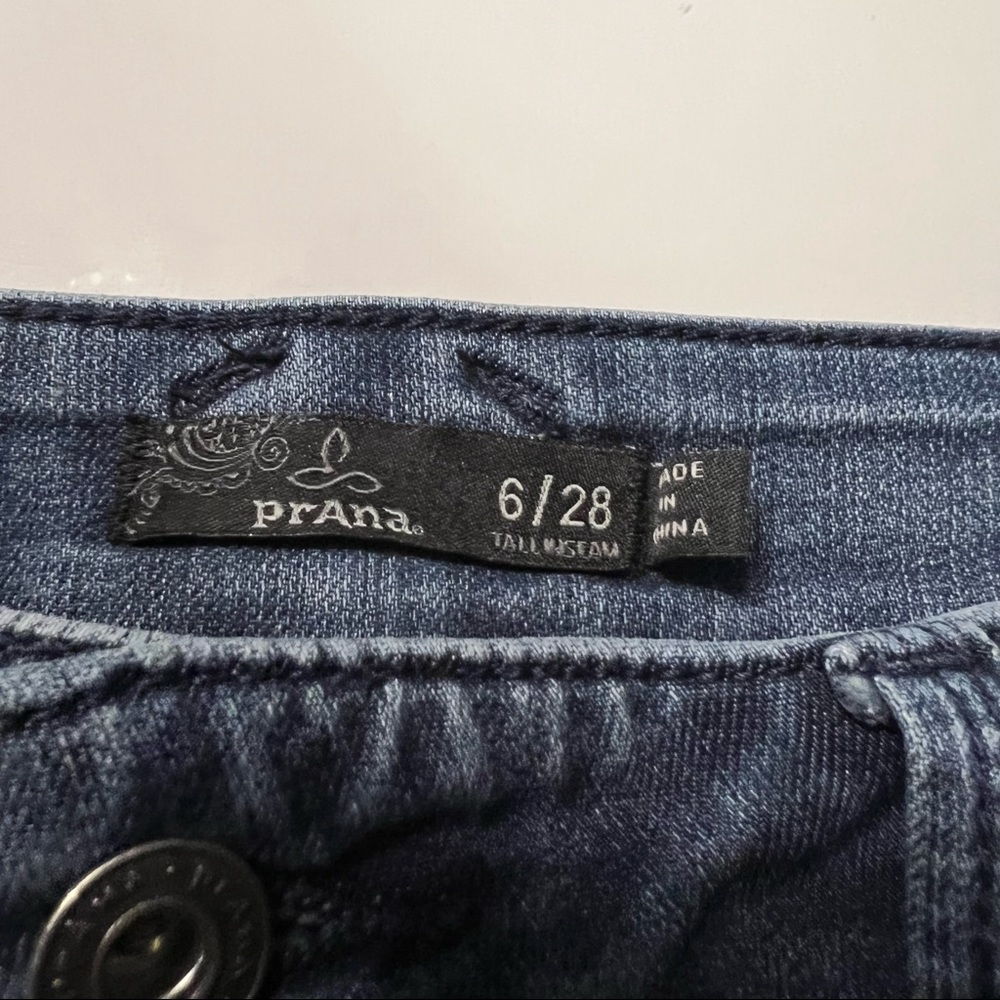 PrAna Kayla Organic Skinny Chambray Jeans Size 6 - Picture 6 of 7